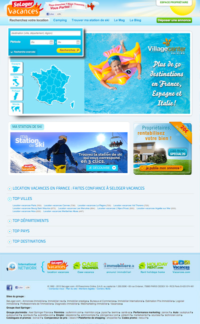 seloger - home page